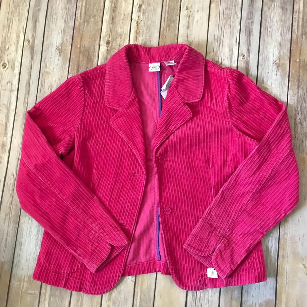 Talbot’s Kids- Girl’s Pink Corduroy Blazer (20)